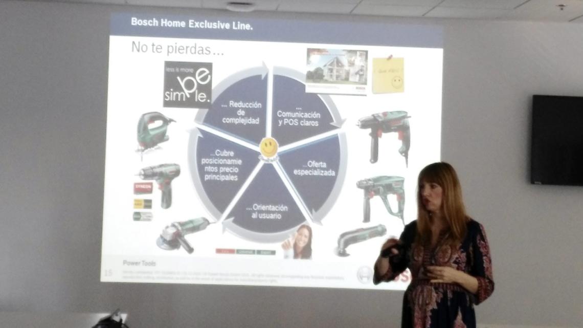 Sonia Prieto explica la propuesta y ventajas de Bosch Home.