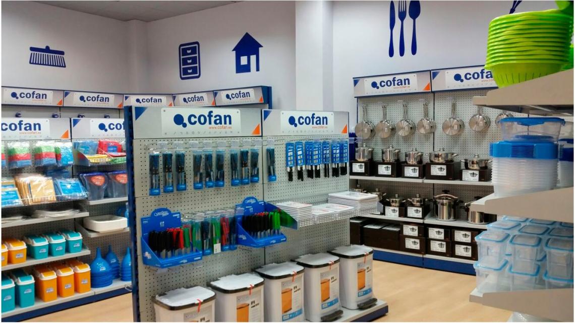 La nueva tienda incorpora la gama de hogar de Cofan.