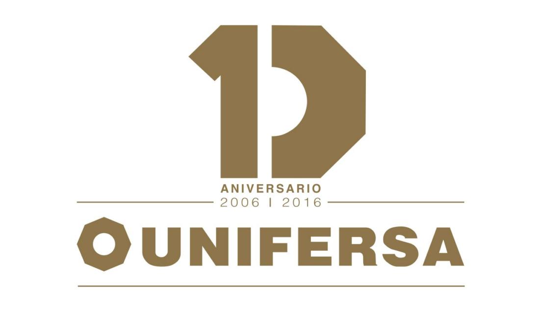 Unifersa ha diseñado un logotipo especial por su aniversario.