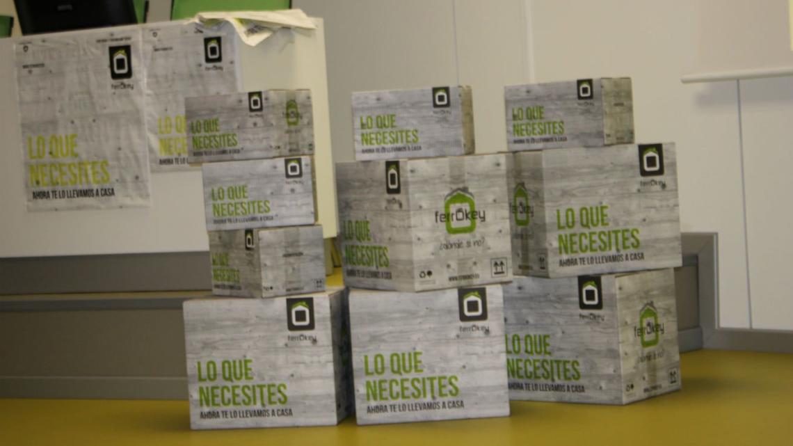 Estos son los modelos de cajas y bolsas diseñados para los pedidos online, con el lema