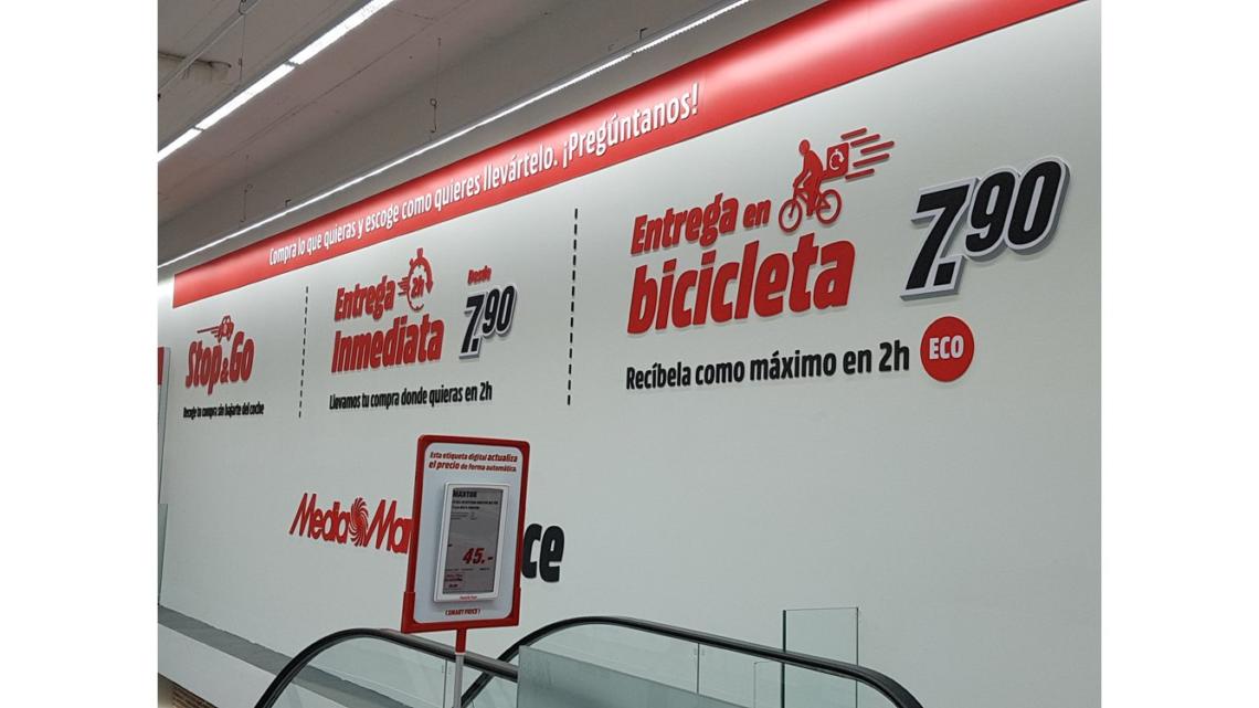 El establecimiento incorpora la modalidad de entrega en bicicleta, entrega inmediata y Stop&Go.