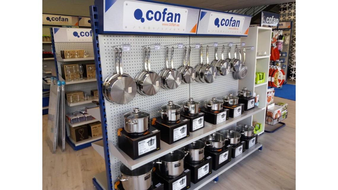 La oferta de productos de hogar se concentra, sobre todo, bajo la marca Cofan.