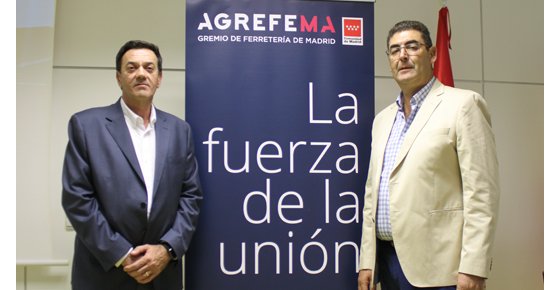 A la izqda., Julián de Frutos, el nuevo presidente de Agrefema, junto a Javier Fresneda, vicepresidente.