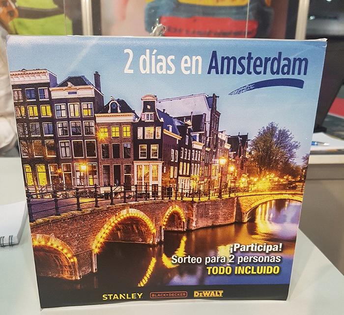 Este año el sorteo, el cuarto que Stanley realiza en el marco de ExpoCadena, consistió en un fin de semana para dos personas a Ámsterdam.