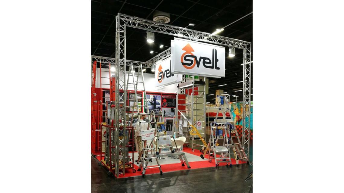 Svelt exhibió una selección de sus mejores productos profesionales.
