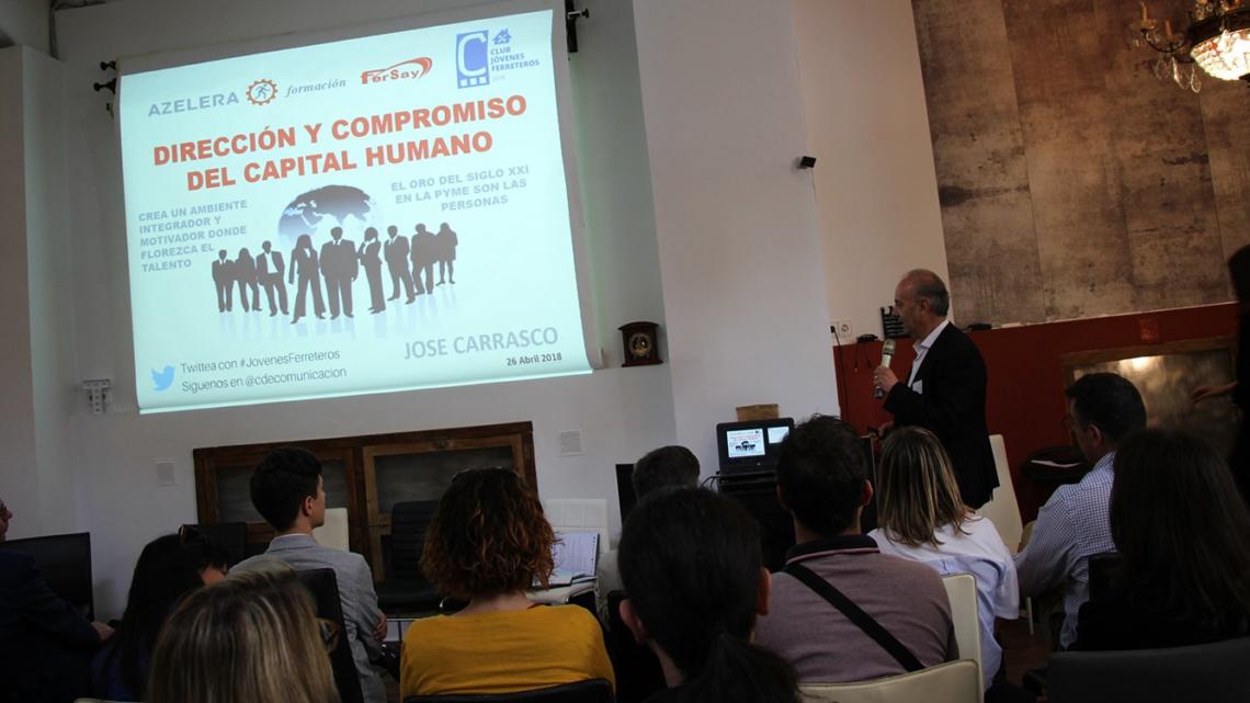 José Carrasco, director general de Fersay, habló de la importancia del personal en las pequeñas y medianas empresas.