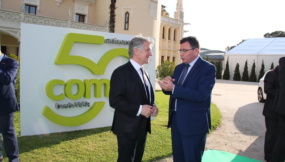 El 50 aniversario de Comafe reunió a socios, proveedores, representantes de todas las cooperativas de España y amigos de la cooperativa.
