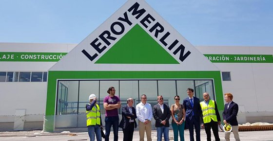 El alcalde de Sagunto ha visitado recientemente las obras del nuevo Leroy Merlin.