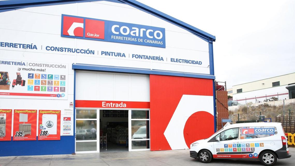 GarJor ha renovado su almacén situado en Adeje y lo ha transformado en un punto de venta Coarco.