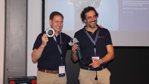 Jesús Martínez (izq.) y Alberto Martínez presentaron en España el nuevo sistema X-Lock.