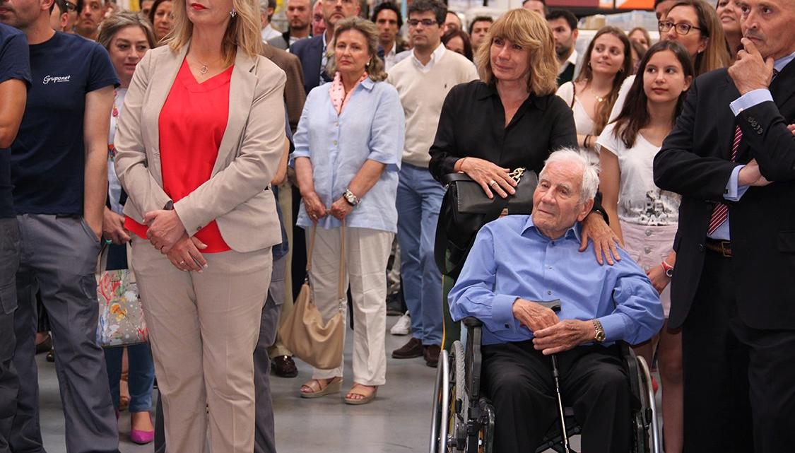 Diego Salmerón, fundador del centro de jardinería Los Peñotes, acudió también a la inauguración.