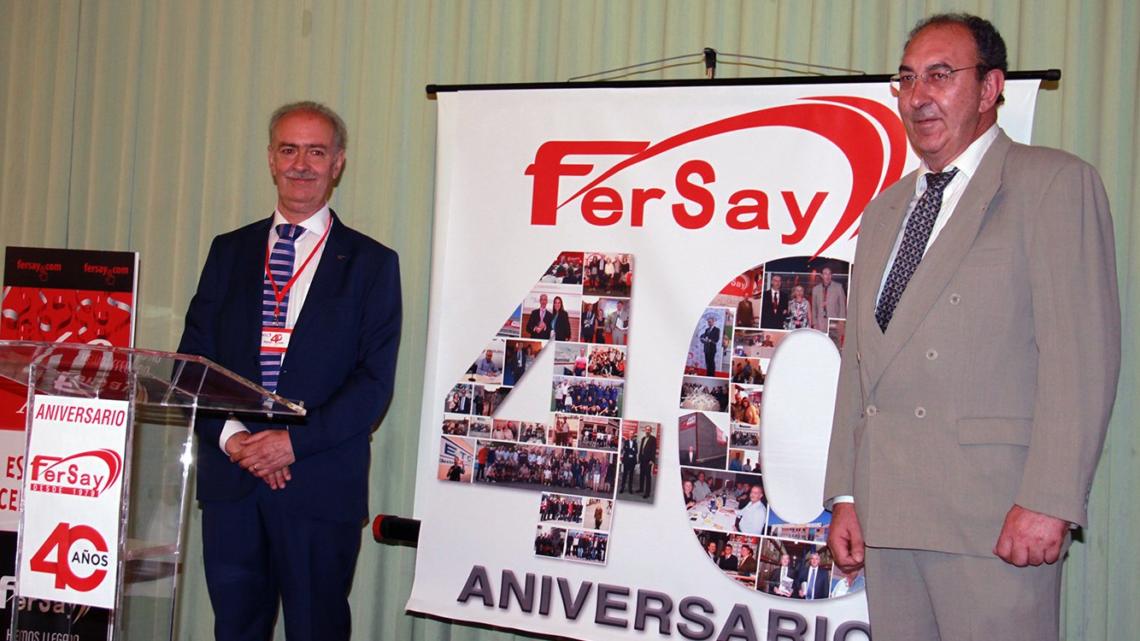 Los socios fundadores de Fersay: José Carrasco (izq.) y Juan Carlos Casanova.