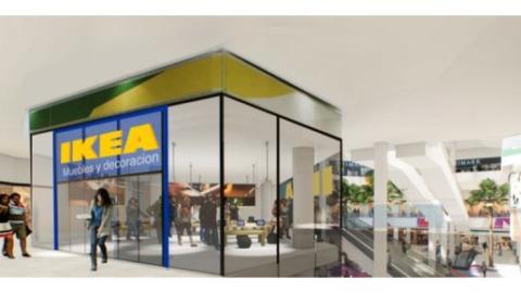 Maqueta del Ikea Diseña Alicante, similar al que albergará el Centro Comercial de Torrecárdenas en Almería.