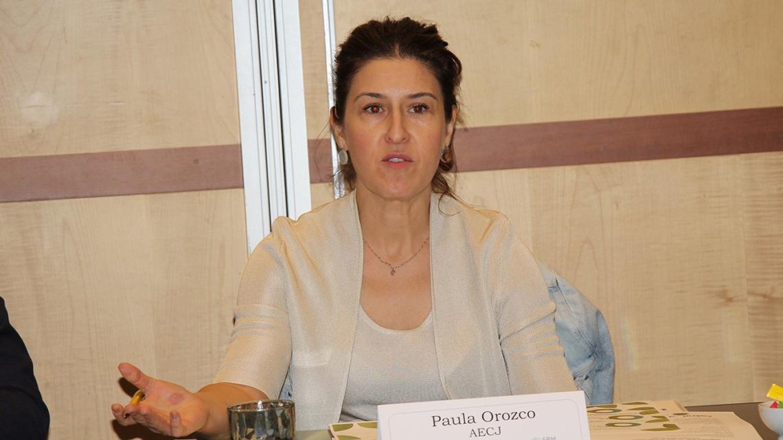 Paula Orozco, presidenta de AECJ.