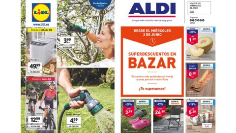 Lidl y Aldi lanzan esta semana sus nuevas ofertas de bazar y jardín.