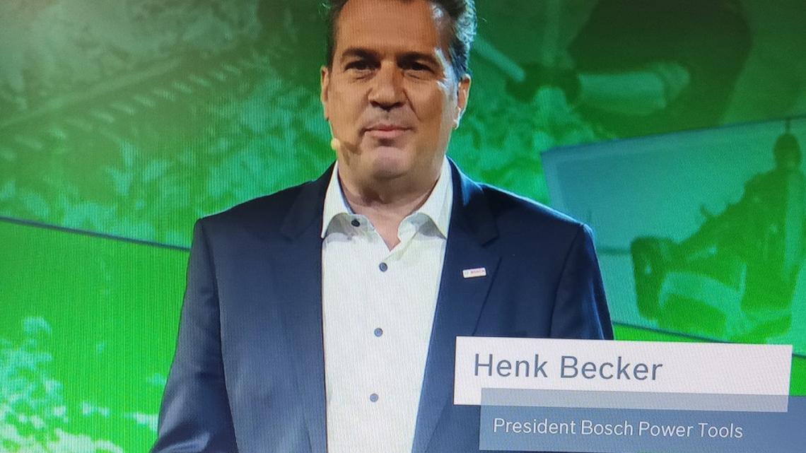 Henk Becker, presidente de la división de Herramientas Eléctricas de Bosch.
