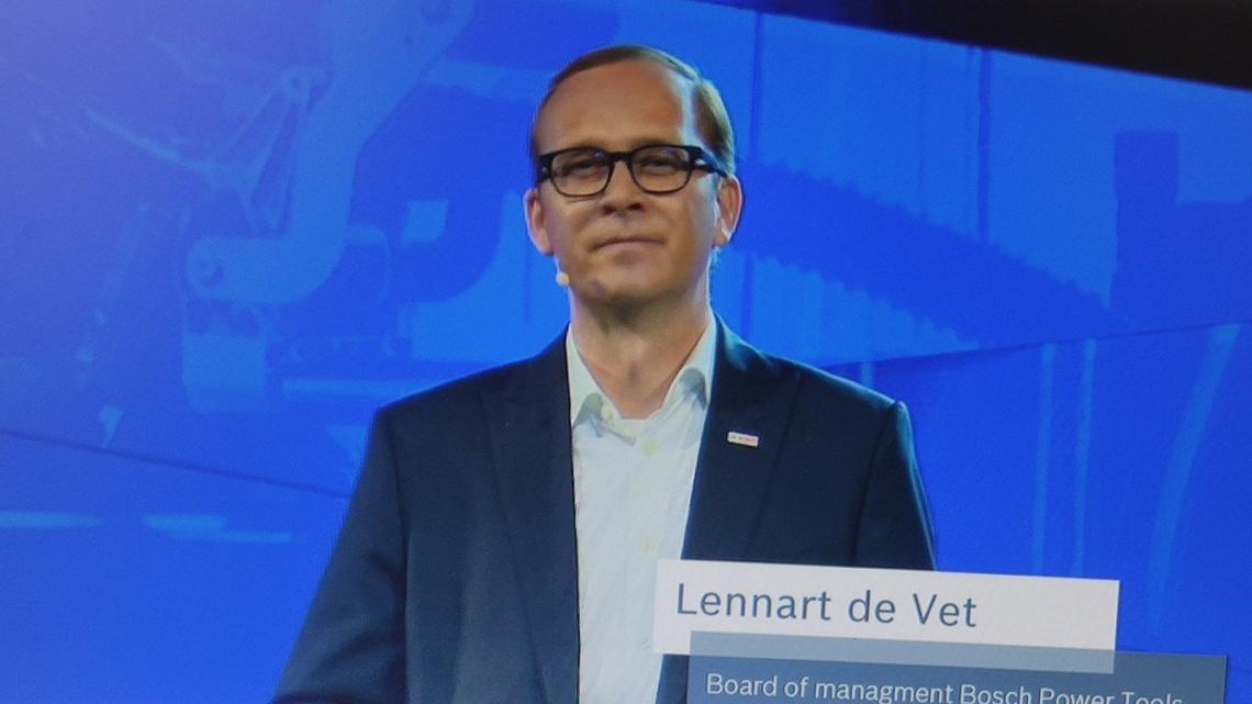 Lennart de Vet, director general de Bosch Herramientas Eléctricas.