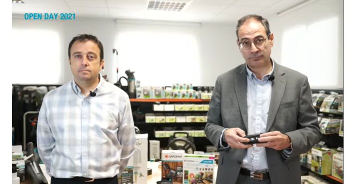 Carlos del Piñal (drcha.) y José Luis Velasco, director general y jefe de Producto de Gardena, respectivamente.