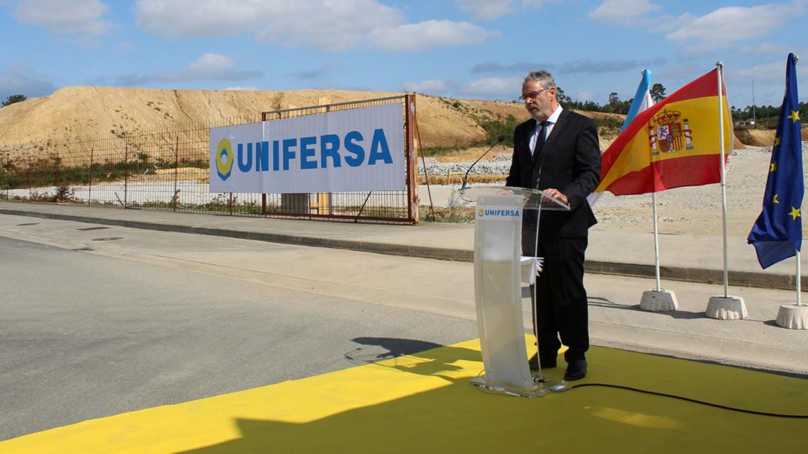 Jesús Vieito destacó que las nuevas instalaciones suponen un punto de inflexión en la trayectoria de Unifersa.