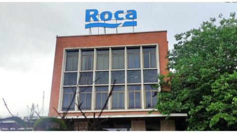 Instalaciones de Roca en Alcalá de Henares. (Foto: CC. OO.).