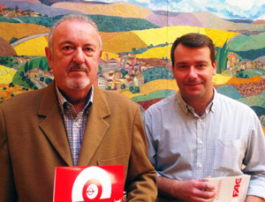 De izquierda a derecha, Andrés Marcos e Ignacio Bárcena.
