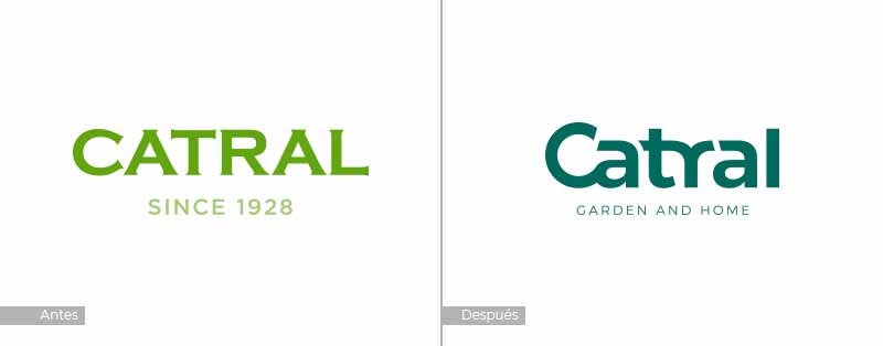 Catral comparativa logos antiguo y nuevo