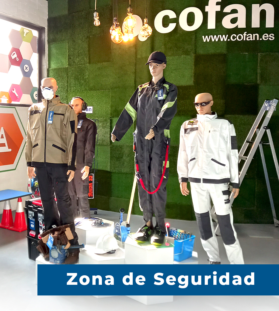 Cofan showroom Barcelona zona seguridad