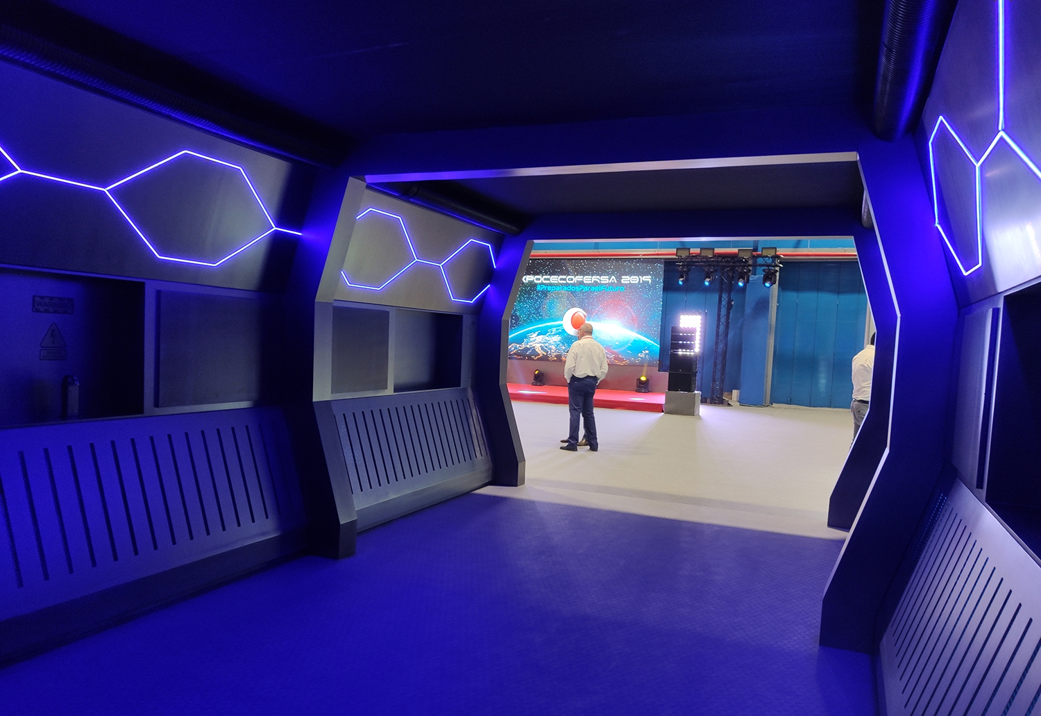 Expocecofersa 2019 pasillo nave espacial