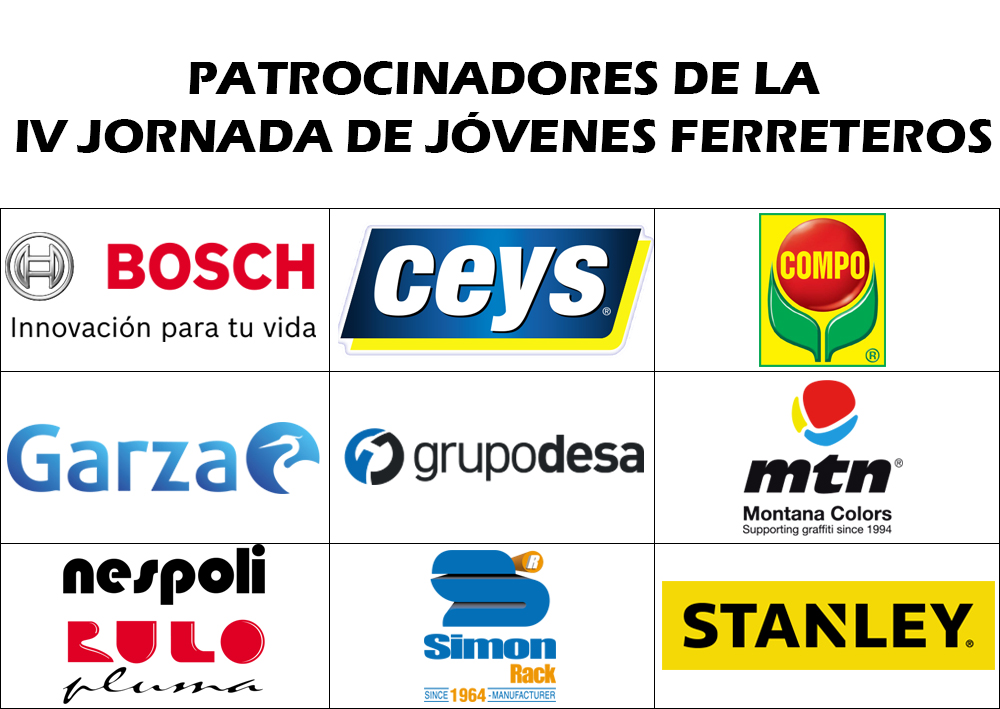 IV Patrocinadores Jornada Ferreteros Barcelona