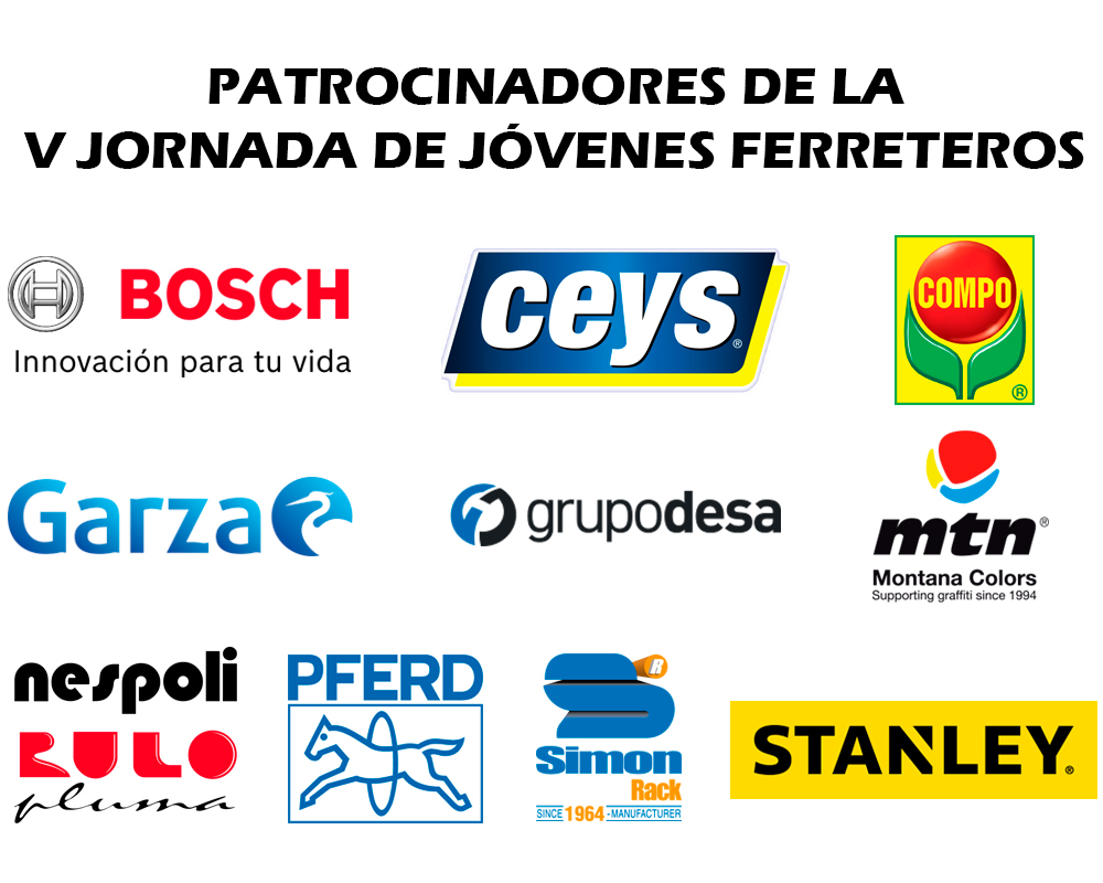 Jornada Jovenes Ferreteros 2019 Madrid marcas patrocinadoras