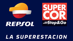 Supercor stop and go Repsol logo