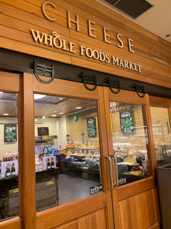 Mercado de quesos en Whole Foods