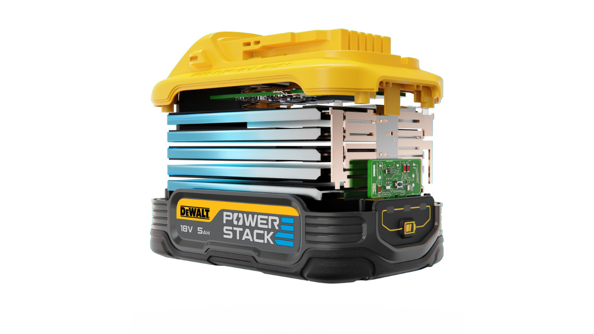 Dewalt presenta una nueva dimensión sin cable: la batería Powerstack™ de 18V  5Ah - Ferretería y Bricolaje - CdeComunicacion.es