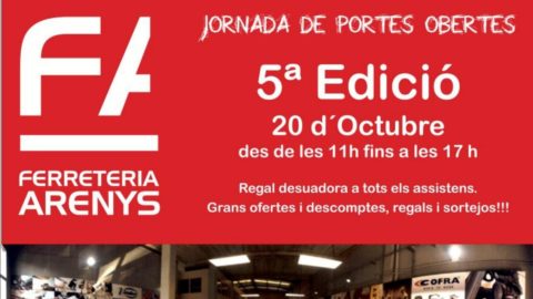 Ferretería Arenys celebra su quinta jornada de puertas abiertas en su sede de Mataró.