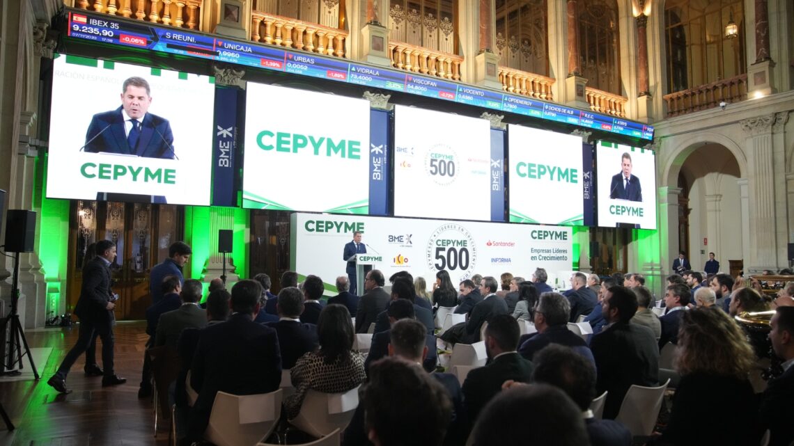 CEPYME ha publicado su lista de 2023 con las 500 empresas líderes en crecimiento empresarial.