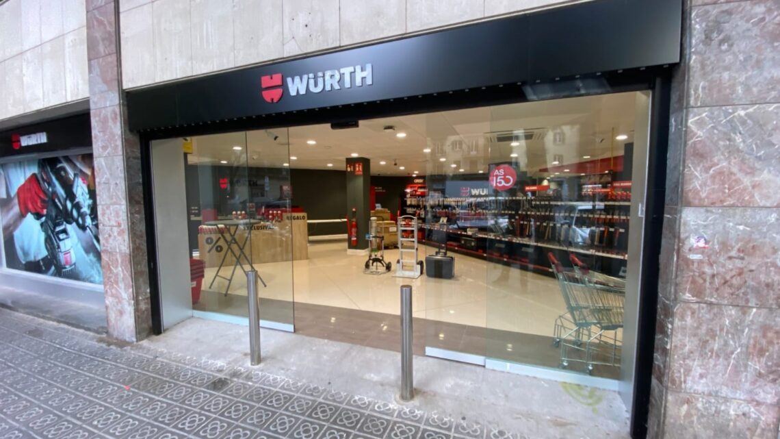 Würth España abre su primer autoservicio urbano en el Eixample de Barcelona.