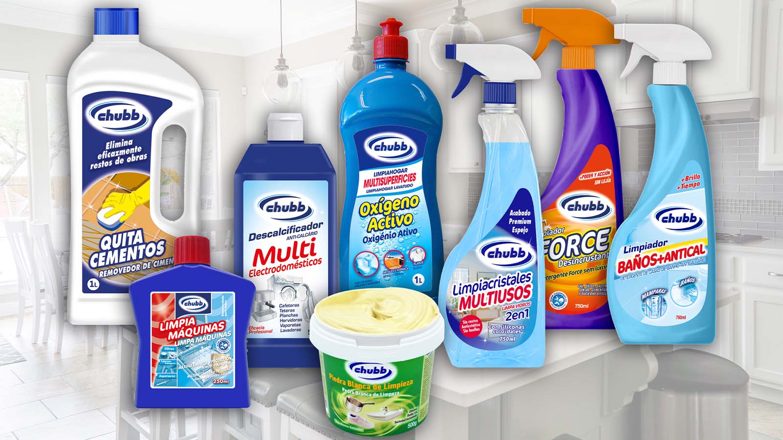 Chubb: una gama completa de productos de limpieza para el hogar y el  profesional - Ferretería y Bricolaje - CdeComunicacion.es