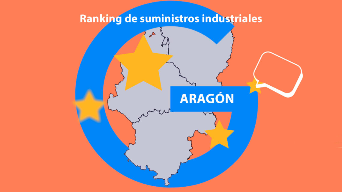 Ranking de los suministros industriales mejor valorados de Aragón.