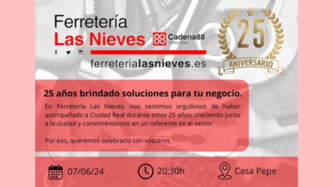 Ferretería Las Nieves celebra su 25 aniversario